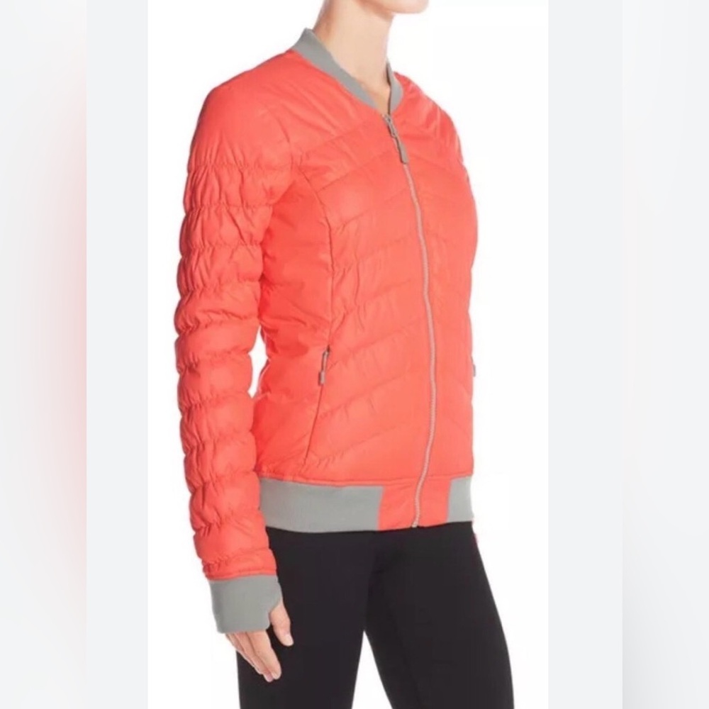 Bench Daysplash Water Repellent Jacket Coral Orange Grey Sporty Thinsulate S NEW